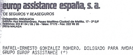 Escrito Europ Assistance España